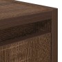Mesilla de noche de pared roble marrón 38x34x40 cm de , Mesitas de noche - Ref: Foro24-861241, Precio: 38,41 €, Descuento: %