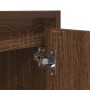 Mesilla de noche de pared roble marrón 38x34x40 cm de , Mesitas de noche - Ref: Foro24-861241, Precio: 38,41 €, Descuento: %