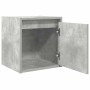 Mesillas de noche de pared 2 uds gris hormigón 38x34x40 cm de , Mesitas de noche - Ref: Foro24-861236, Precio: 63,51 €, Descu...