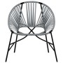 Juego de sillas de jardín 3 uds negro y gris claro de , Sillas de jardín - Ref: Foro24-4009294, Precio: 166,83 €, Descuento: %