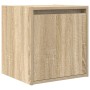 Mesillas de noche de pared 2 uds roble Sonoma 38x34x40 cm de , Mesitas de noche - Ref: Foro24-861234, Precio: 63,51 €, Descue...