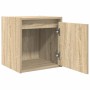 Mesillas de noche de pared 2 uds roble Sonoma 38x34x40 cm de , Mesitas de noche - Ref: Foro24-861234, Precio: 63,51 €, Descue...