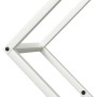 Leñero blanco 60x25x60 cm Acero laminado en frío de , Bolsas y soportes de leña - Ref: Foro24-864280, Precio: 27,00 €, Descue...