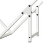 Leñero blanco 60x25x60 cm Acero laminado en frío de , Bolsas y soportes de leña - Ref: Foro24-864280, Precio: 27,00 €, Descue...
