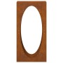 Leñero 50x23x100 cm acero corten de , Bolsas y soportes de leña - Ref: Foro24-864186, Precio: 84,25 €, Descuento: %