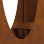 Leñero 50x23x100 cm acero corten de , Bolsas y soportes de leña - Ref: Foro24-864186, Precio: 84,25 €, Descuento: %