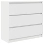 Aparador blanco 80x35x76 cm madera de ingeniería de , Aparadores - Ref: Foro24-861733, Precio: 103,38 €, Descuento: %