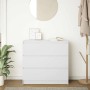 Aparador blanco 80x35x76 cm madera de ingeniería de , Aparadores - Ref: Foro24-861733, Precio: 103,38 €, Descuento: %