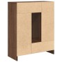 Aparador con cajones y puertas roble marrón 73x31x90 cm de , Aparadores - Ref: Foro24-861856, Precio: 101,72 €, Descuento: %
