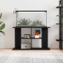 Soporte para acuario de madera de roble negro 100x40x60 cm de , Soportes para acuarios - Ref: Foro24-862150, Precio: 76,46 €,...