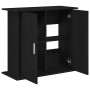 Soporte para acuario de madera de roble negro 81x36x73 cm de , Soportes para acuarios - Ref: Foro24-862152, Precio: 89,12 €, ...