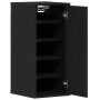 Zapateros 2 uds roble negro 32x35x70 cm madera de ingeniería de , Zapateros y organizadores de calzado - Ref: Foro24-862076, ...