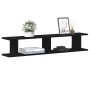 Estante pared 2uds madera ingeniería roble negro 105x18x20cm de , Estantes y estanterías - Ref: Foro24-862062, Precio: 49,71 ...