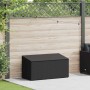 Caja de almacenaje de jardín ratán sintético negro 110x50x58 cm de , Cajas de almacenaje para exteriores - Ref: Foro24-410406...