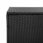 Caja de almacenaje de jardín ratán sintético negro 110x50x58 cm de , Cajas de almacenaje para exteriores - Ref: Foro24-410406...
