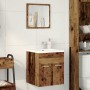 Juego de muebles de baño 2 piezas madera ingeniería envejecida de , Muebles de baño - Ref: Foro24-862036, Precio: 51,92 €, De...
