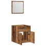 Juego de muebles de baño 2 piezas madera ingeniería envejecida de , Muebles de baño - Ref: Foro24-862036, Precio: 51,92 €, De...
