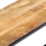 Banco de comedor madera maciza de mango en bruto 120 cm en Bancos de comedor y cocina | Comprar online en Foru.es
