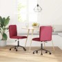 Sillas de comedor 2 unidades cuero sintético rojo tinto de , Sillas de comedor - Ref: Foro24-3315422, Precio: 118,56 €, Descu...