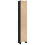 Mueble de baño de madera de roble negro 32x25,5x190 cm de , Muebles de baño - Ref: Foro24-862015, Precio: 82,18 €, Descuento: %