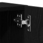 Mueble de baño de madera de roble negro 32x25,5x190 cm de , Muebles de baño - Ref: Foro24-862015, Precio: 82,18 €, Descuento: %
