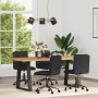Sillas de comedor 4 unidades cuero sintético negro de , Sillas de comedor - Ref: Foro24-3315694, Precio: 229,68 €, Descuento: %