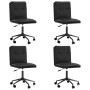 Sillas de comedor 4 unidades cuero sintético negro de , Sillas de comedor - Ref: Foro24-3315694, Precio: 229,68 €, Descuento: %