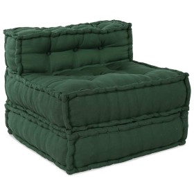 Puf modular tela verde 70x70x54 de , Cojines para sillas y sofás - Ref: Foro24-4019034, Precio: 141,99 €, Descuento: %