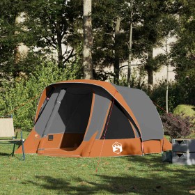 Tienda de campaña para 4 personas impermeable gris y naranja de , Tiendas de campaña - Ref: Foro24-4100666, Precio: 97,85 €, ...