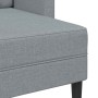 Sofá de 2 plazas con chaise longue en forma L gris claro 125cm de , Sofás - Ref: Foro24-4107061, Precio: 270,08 €, Descuento: %