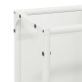 Leñero blanco 25x25x100 cm Acero laminado en frío de , Bolsas y soportes de leña - Ref: Foro24-864268, Precio: 51,45 €, Descu...