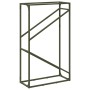Leñero verde oliva 60x25x100 cm Acero laminado en frío de , Bolsas y soportes de leña - Ref: Foro24-864330, Precio: 42,25 €, ...