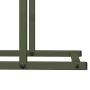 Leñero verde oliva 80x25x90 cm Acero laminado en frío de , Bolsas y soportes de leña - Ref: Foro24-864318, Precio: 38,53 €, D...
