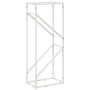 Leñero blanco 40x25x100 cm Acero laminado en frío de , Bolsas y soportes de leña - Ref: Foro24-864332, Precio: 39,48 €, Descu...