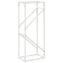 Leñero blanco 40x25x100 cm Acero laminado en frío de , Bolsas y soportes de leña - Ref: Foro24-864332, Precio: 39,48 €, Descu...