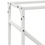 Leñero blanco 40x25x100 cm Acero laminado en frío de , Bolsas y soportes de leña - Ref: Foro24-864332, Precio: 39,48 €, Descu...