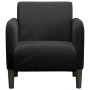 Sillón con reposabrazos Terciopelo negro 54 cm de , Sillones - Ref: Foro24-4100583, Precio: 114,12 €, Descuento: %