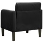 Sillón con reposabrazos Terciopelo negro 54 cm de , Sillones - Ref: Foro24-4100583, Precio: 114,12 €, Descuento: %