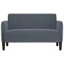 Sofá Loveseat gris oscuro 109 cm terciopelo de , Sofás - Ref: Foro24-4100588, Precio: 189,40 €, Descuento: %