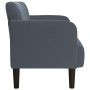 Sofá Loveseat gris oscuro 109 cm terciopelo de , Sofás - Ref: Foro24-4100588, Precio: 189,40 €, Descuento: %