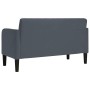 Sofá Loveseat gris oscuro 109 cm terciopelo de , Sofás - Ref: Foro24-4100588, Precio: 189,40 €, Descuento: %