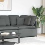 Sofá modular de esquina con cojines gris oscuro 100 cm de , Unidades para sofás seccionales - Ref: Foro24-4104448, Precio: 21...