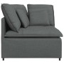 Sofá modular de esquina con cojines gris oscuro 100 cm de , Unidades para sofás seccionales - Ref: Foro24-4104448, Precio: 21...