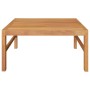 Set de muebles de jardín 3 pzas madera teca cojines gris oscuro de vidaXL, Sofás modulares de exterior - Ref: Foro24-316115, ...