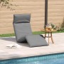Tumbona plegable gris 175x54x8,5 cm tejido oxford de , Tumbonas - Ref: Foro24-4019747, Precio: 112,46 €, Descuento: %