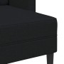 Sofá de 2 plazas con chaise longue en forma L negra 125cm de , Sofás - Ref: Foro24-4107063, Precio: 281,41 €, Descuento: %