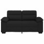 Sofá 2 plazas Tela Negro 120 cm de , Sofás - Ref: Foro24-4105299, Precio: 219,80 €, Descuento: %
