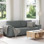 Sofá de 3 plazas de tela gris oscuro 180 cm de , Sofás - Ref: Foro24-4105177, Precio: 247,40 €, Descuento: %