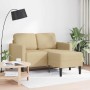 Sofá de 2 plazas con chaise longue en forma L verde gris 125 cm de , Sofás - Ref: Foro24-4107080, Precio: 216,09 €, Descuento: %