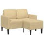 Sofá de 2 plazas con chaise longue en forma L verde gris 125 cm de , Sofás - Ref: Foro24-4107080, Precio: 216,09 €, Descuento: %
